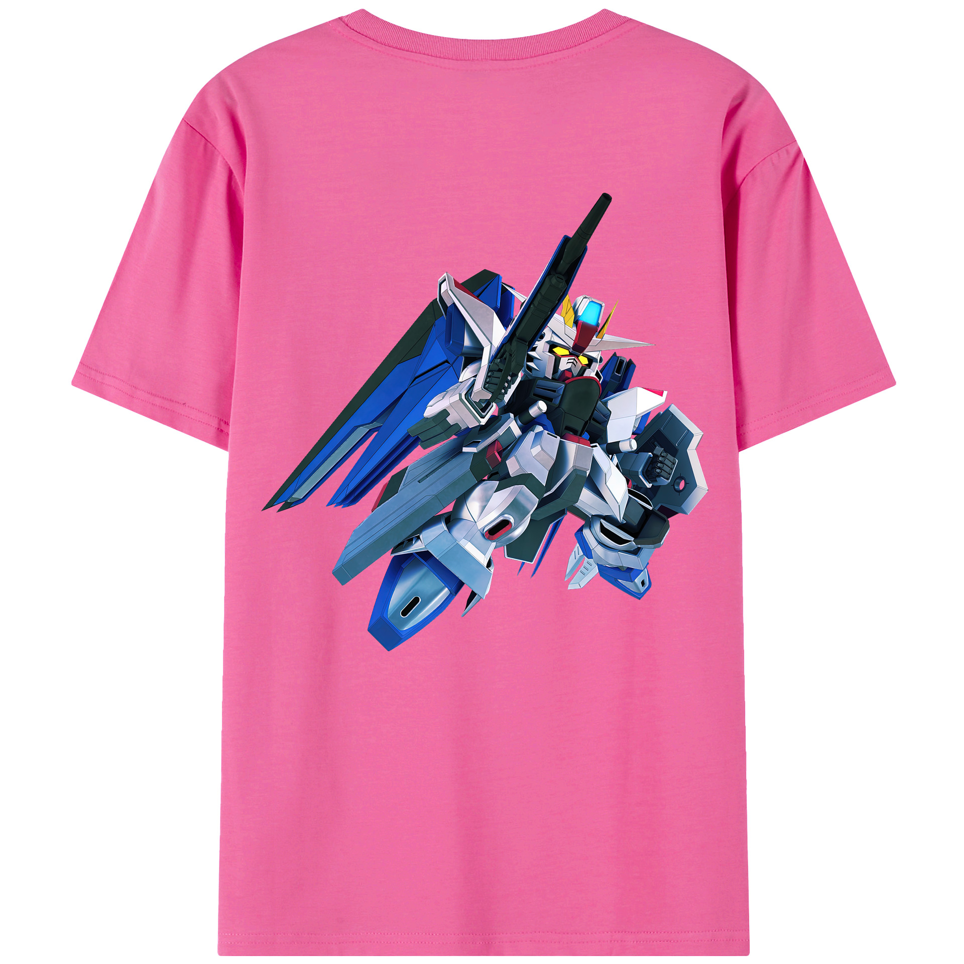 （画像用） 機動戦士ガンダム Mobile Suit Gundam レディース半袖Tシャツ(バックプリント)